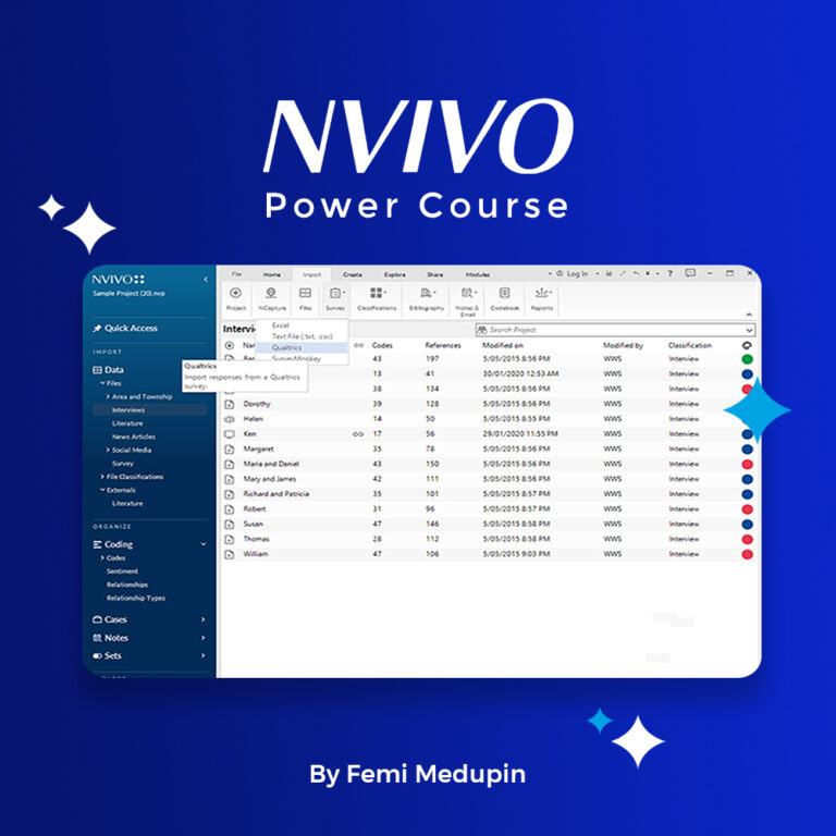 NVIVO Power course